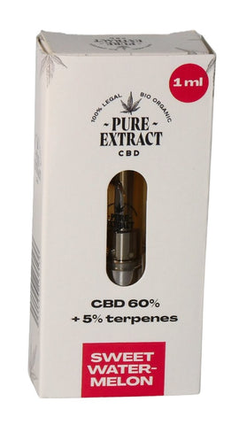 Pure Extract Pre-Filled 510 CBD Oil Cartridge - Watermelon