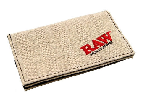 RAW ''Smokers Wallet'' Hemp Storage Bag
