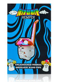 Hemper x RIPNDIP ''Enlightened Nermal'' Glass Sherlock Style Pipe