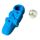 Urban Crew ''420 Blue'' Silicone Pipe - Puff Puff Palace
