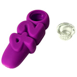 Urban Crew ''420 Purple'' Silicone Pipe - Puff Puff Palace