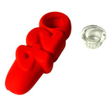 Uban Crew ''420 Red'' Silicone Pipe - Puff Puff Palace