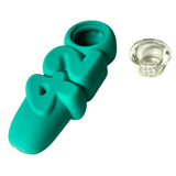 Urban Crew ''420 Turquoise'' Silicone Pipe - Puff Puff Palace