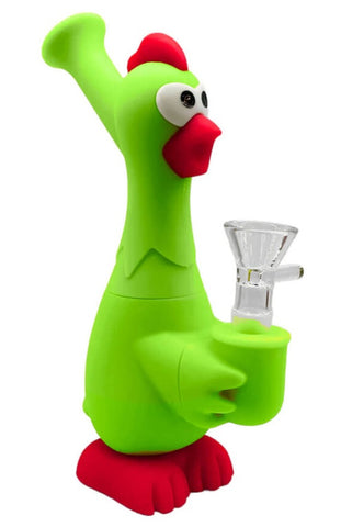 Urban Crew ''Green Chicken'' Silicone Bong - Puff Puff Palace