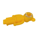 Urban Crew ''Yellow Robot'' Silicone Pipe - Puff Puff Palace