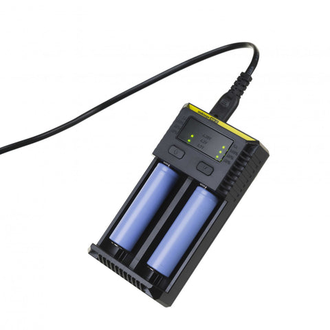 Battery Charger NiteCore Intellicharge i2 - Puff Puff Palace