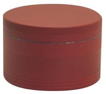 Aluminium Grinder 4-Parts - Matt Red (62mm) - Puff Puff Palace