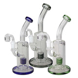 Black Leaf Gray Oil Bong/Dab Rig with Drum Percolator