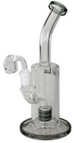 Black Leaf Gray Oil Bong/Dab Rig with Drum Percolator