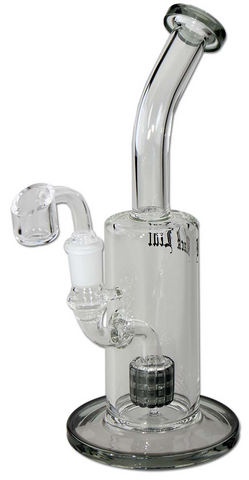 Black Leaf Gray Oil Bong/Dab Rig with Drum Percolator