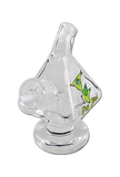 Black Leaf 'Tiny Bird Pyramid' One Hit Bubbler - Puff Puff Palace