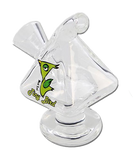 Black Leaf 'Tiny Bird Pyramid' One Hit Bubbler - Puff Puff Palace