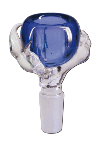 Claw Glass Bong Bowl - Blue - Puff Puff Palace