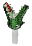 Crocodile Glass Bong Bowl - Puff Puff Palace
