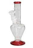 Glass Mini Icebong - Red - Puff Puff Palace