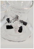 Black Leaf Glass 'Steam Turbine' Percolator Bong