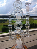 Tsunami 'Apple Double Donut' Percolator Bong - Puff Puff Palace