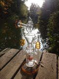 Tsunami 'Shower Head Donut' Percolator Bong - Puff Puff Palace