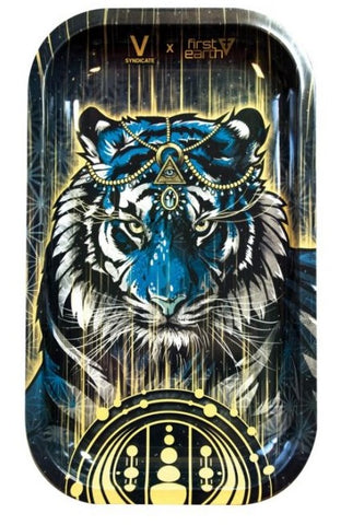 Tiger Metal Rolling Tray Large