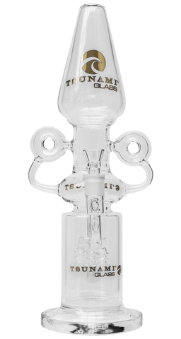 Tsunami Electric Shower Head Tree Honeycomb Bong - Puff Puff Palace