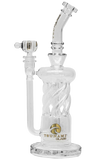 Tsunami 'Twisted Shower Head Recycler' Bong - Puff Puff Palace