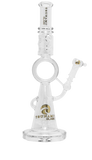 Tsunami Sprinkler Donut Recycler Ice Bong - Puff Puff Palace