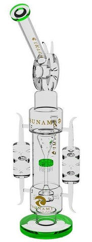 Tsunami Sprinkler Shower Head Recycler Bong - Puff Puff Palace