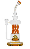 Tsunami 'Twisted Shower Head Recycler' Bong - Puff Puff Palace