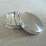 Aluminium Grinder 2 parts 55mm - Metallic - Puff Puff Palace