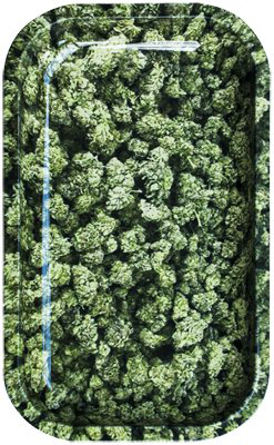 Buds Metal Rolling Tray Large - Puff Puff Palace