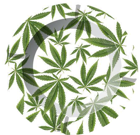 Leaves Metal Ashtray - Puff Puff Palace