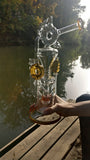 Tsunami 'Shower Head Donut' Percolator Bong - Puff Puff Palace