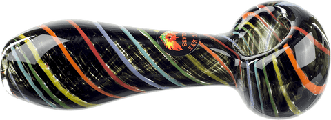 Red Eye 'Black Rainbow' Pipe - Puff Puff Palace