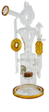 Tsunami 'Shower Head Donut' Percolator Bong - Puff Puff Palace
