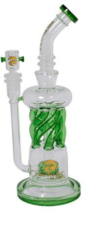 Tsunami 'Twisted Shower Head Recycler' Bong - Puff Puff Palace